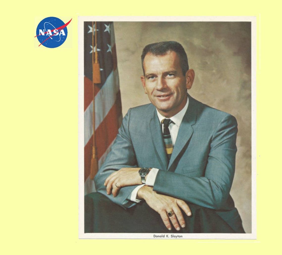 1960s Donald K. Deke Slayton Portrait 8x10 Official NASA Etsy