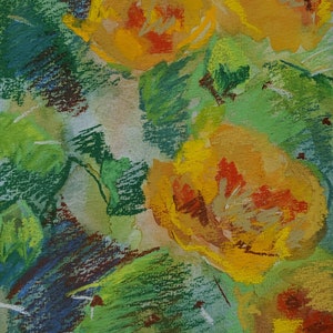 Cactus Flowers Original Artwork