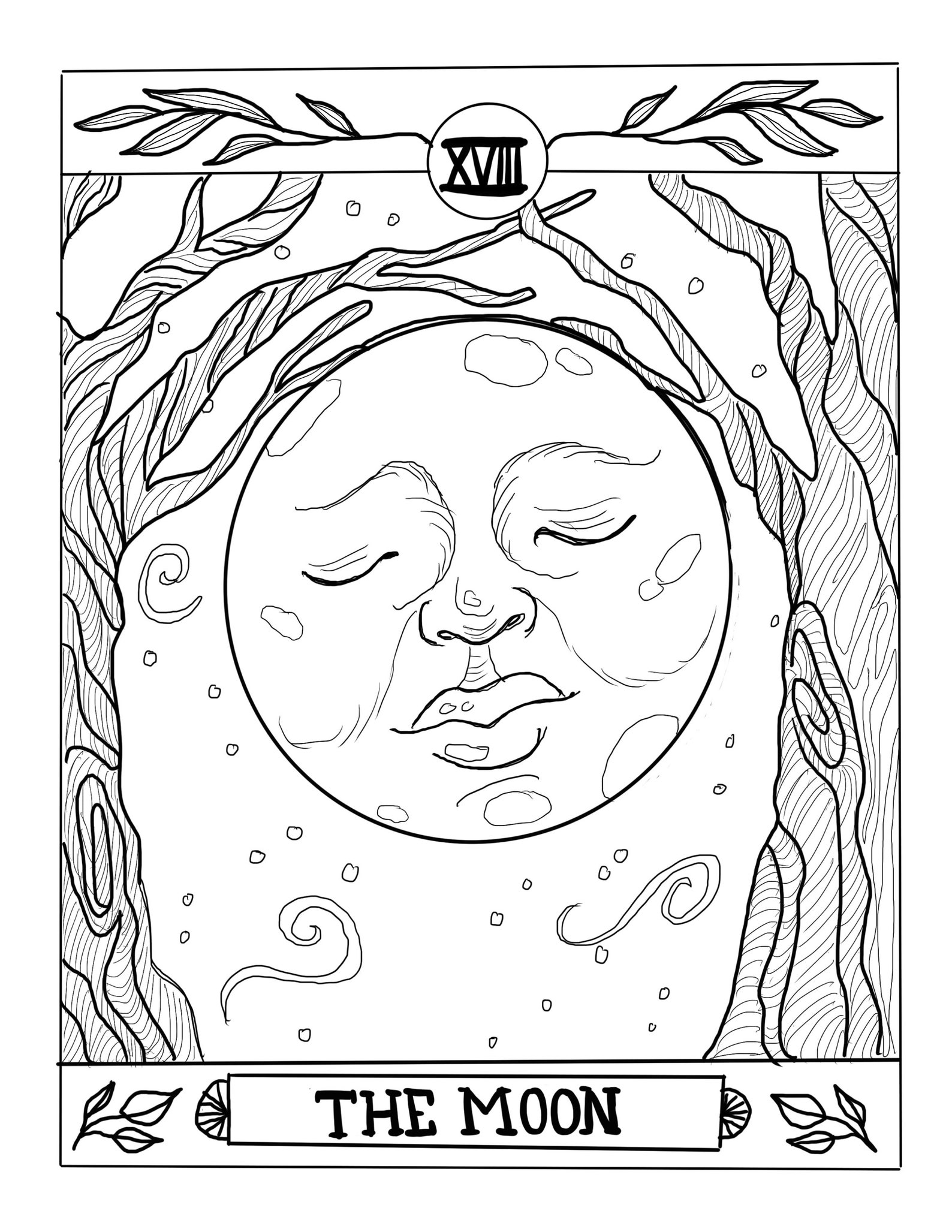 Free Printable Tarot Coloring Pages