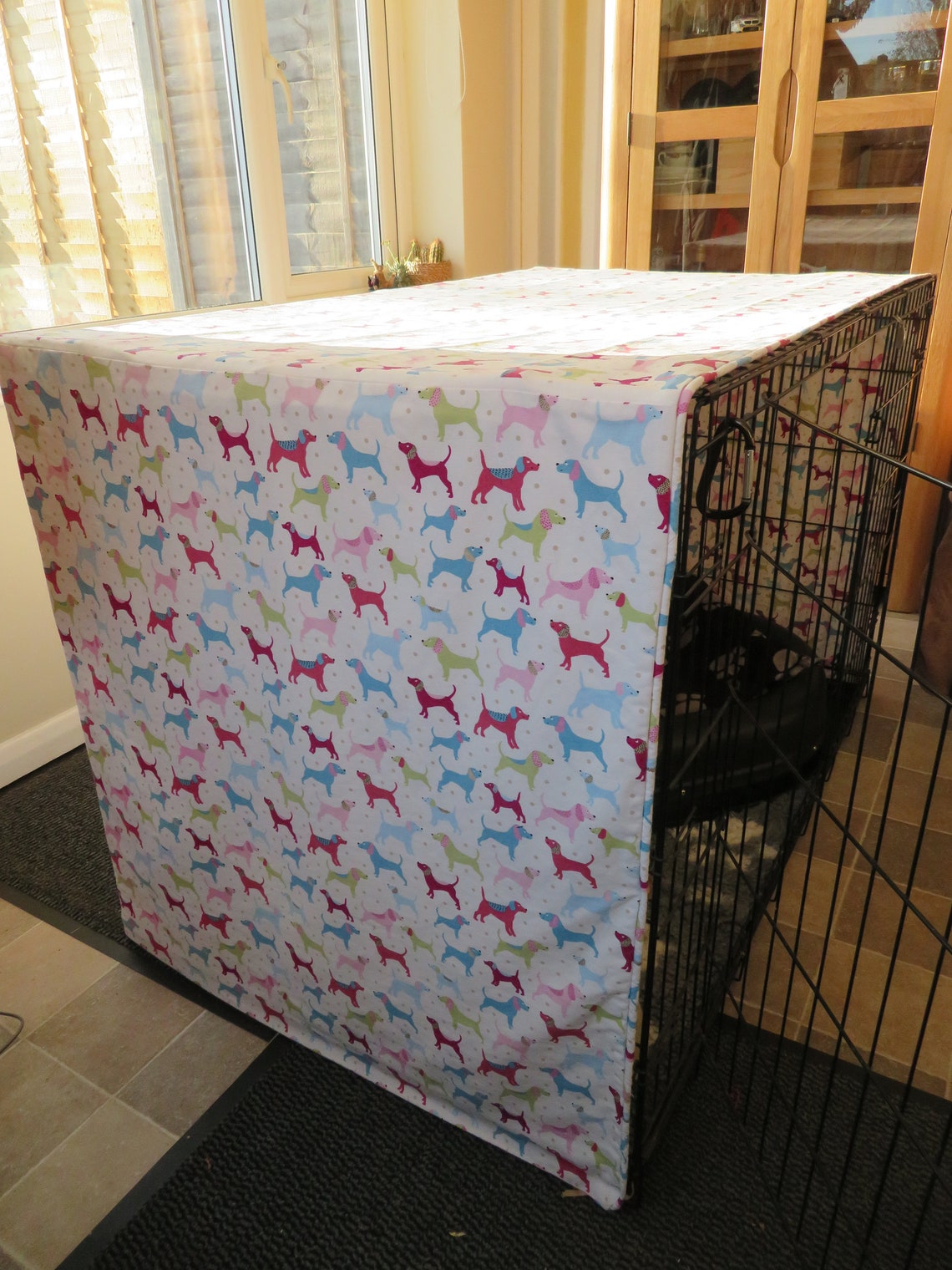 Dog Crate Cover //Handmade // Custom Made // Personalised with Etsy