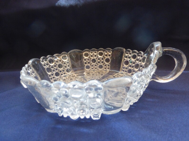 Vintage George Davidson Clear Glass Finger Bowl Vintage Glass Etsy