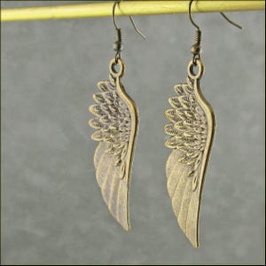 Pendientes de alas grandes - bronce