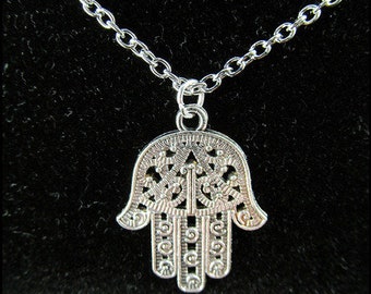 The Hand of Fatima - Talisman silver necklace