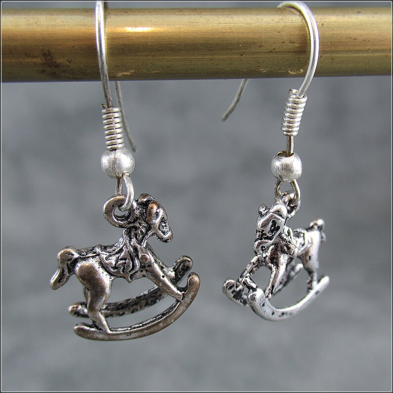 Boucles d'oreille Petits chevaux image 4