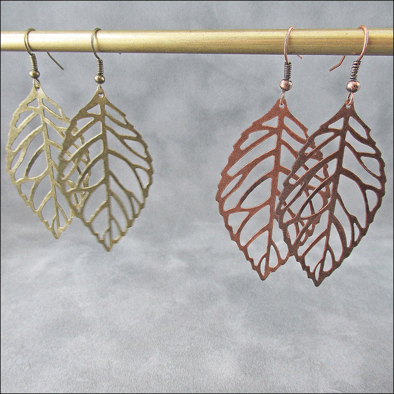 Earrings Autumn foliage image 1