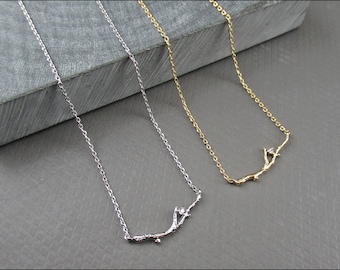 Delicate chain 42 cm long with a twin double silver plated or double gold plated