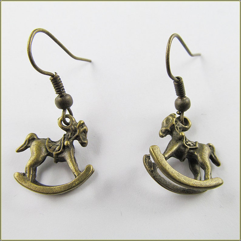 Boucles d'oreille Petits chevaux image 3