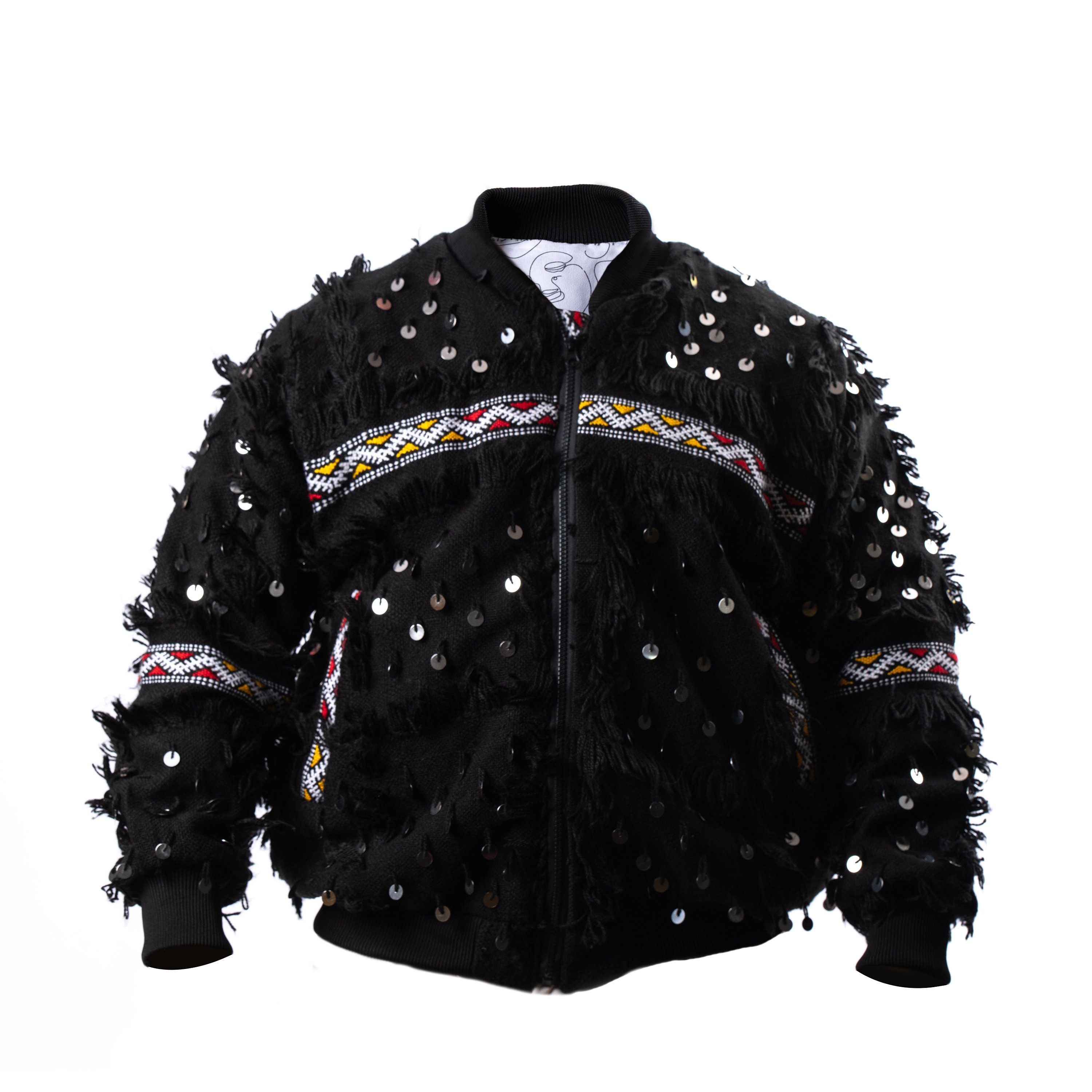 コート QUIRA SS22 Embroidered wool overcoat (Q805WW Q0041) Quira Wool overcoat with embroidered belt and checks | The
