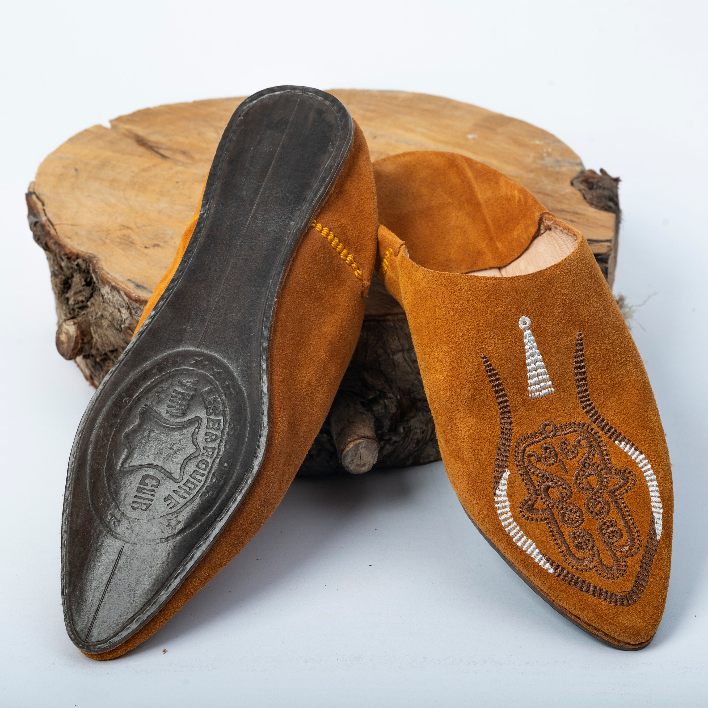 Babuchas Marroquies Babuchas Marroquíes De Cuero Para Hombre 100