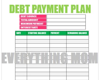 debt payment plan