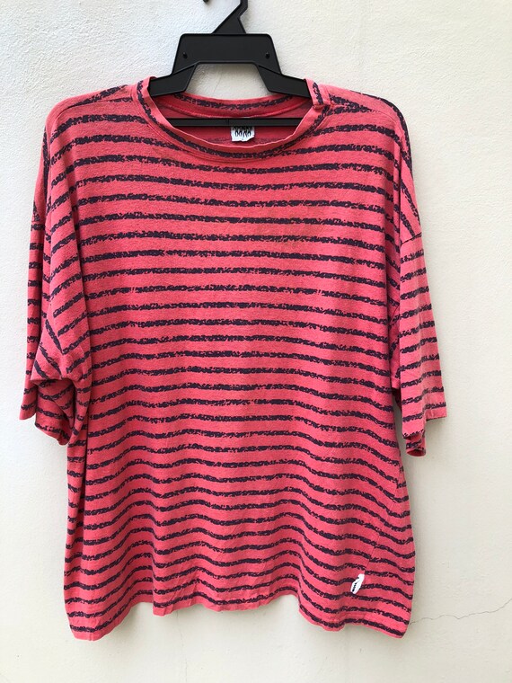 baggy striped t shirt