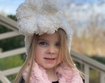 Lucky No.56 Number Name Winter Warm Ear Muffs Faux Fur Ear