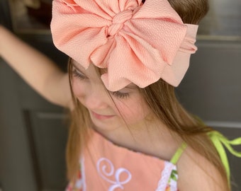tulle messy bow messy bow headband Hot Pink Hearts mini messy bow messy bow headband baby headband