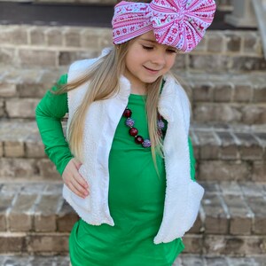 Nordic Sweater messy bow head wrap, messy bow headband, messy bow, mini messy bow, messy bow head wrap, messy head wrap