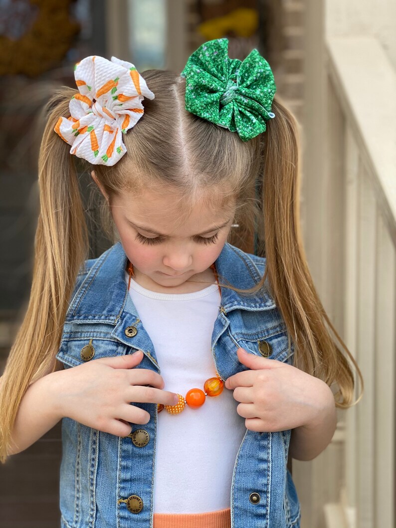 messy bow headband Cottontail Crunch piggy set mini messy bow messy bow headband baby headband piggies
