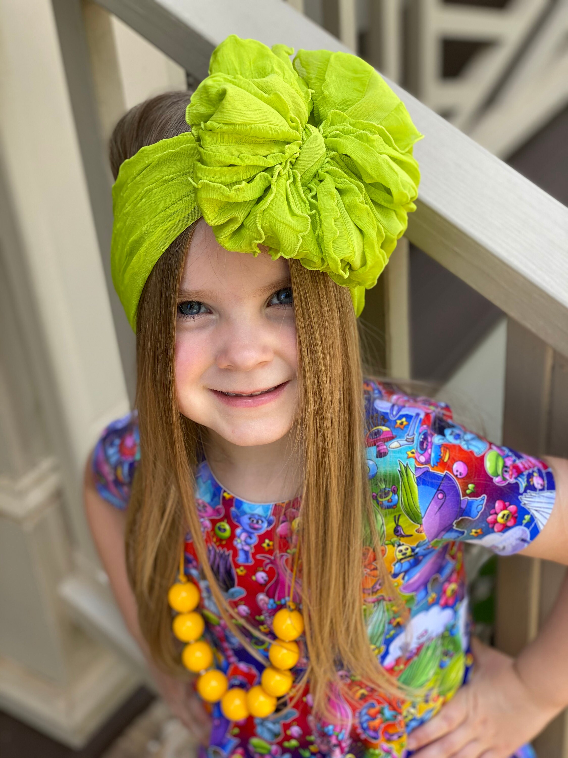 Lime Green Head Wrap - Etsy display picture 2