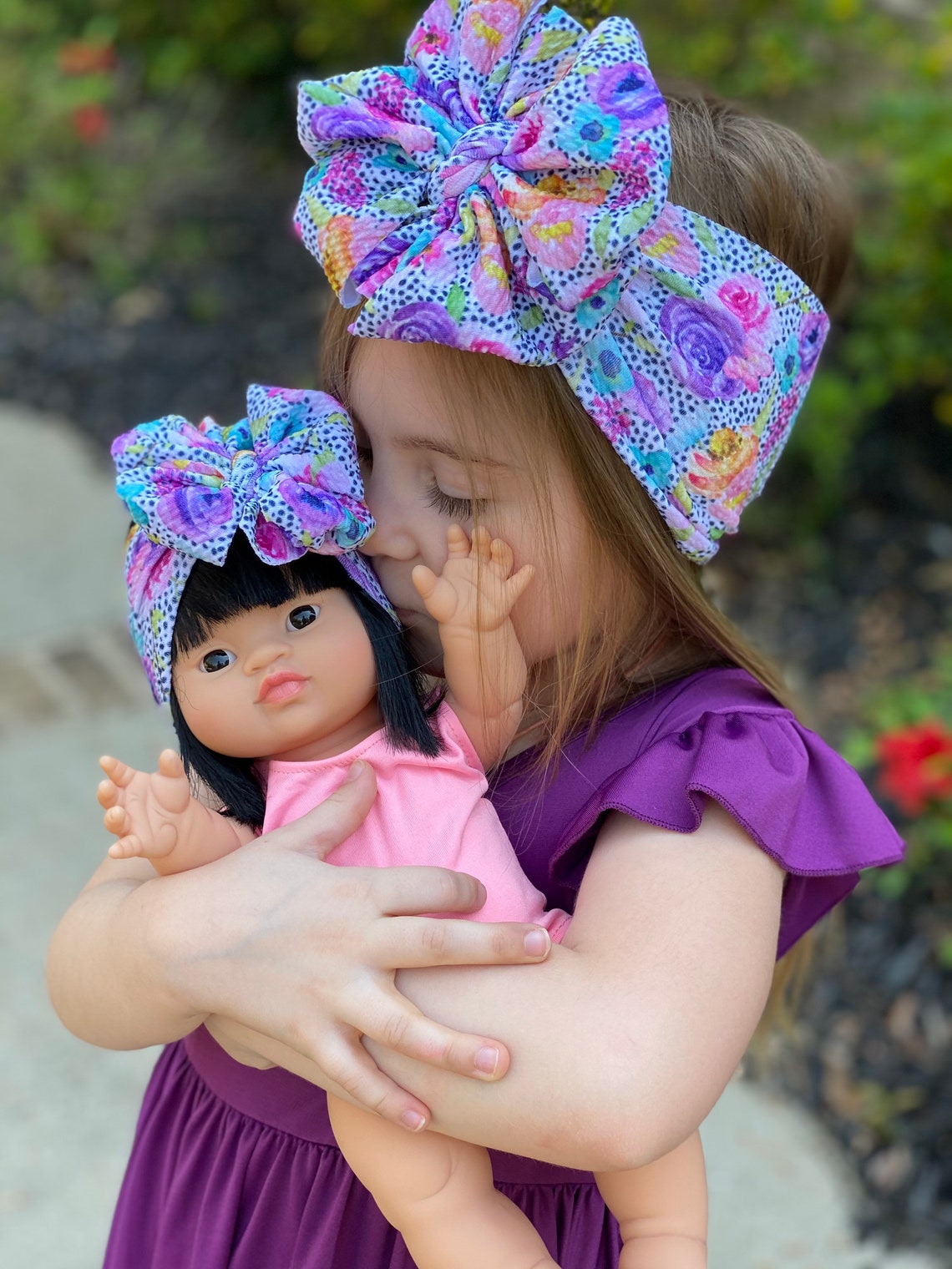 Spring Delight Minikane Messy Bow Minikane Head Wrap Etsy