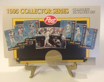 1995 Collector Series by Post Complete 16 Player Set Baseball Cards, Officially Licensed by MLBPA