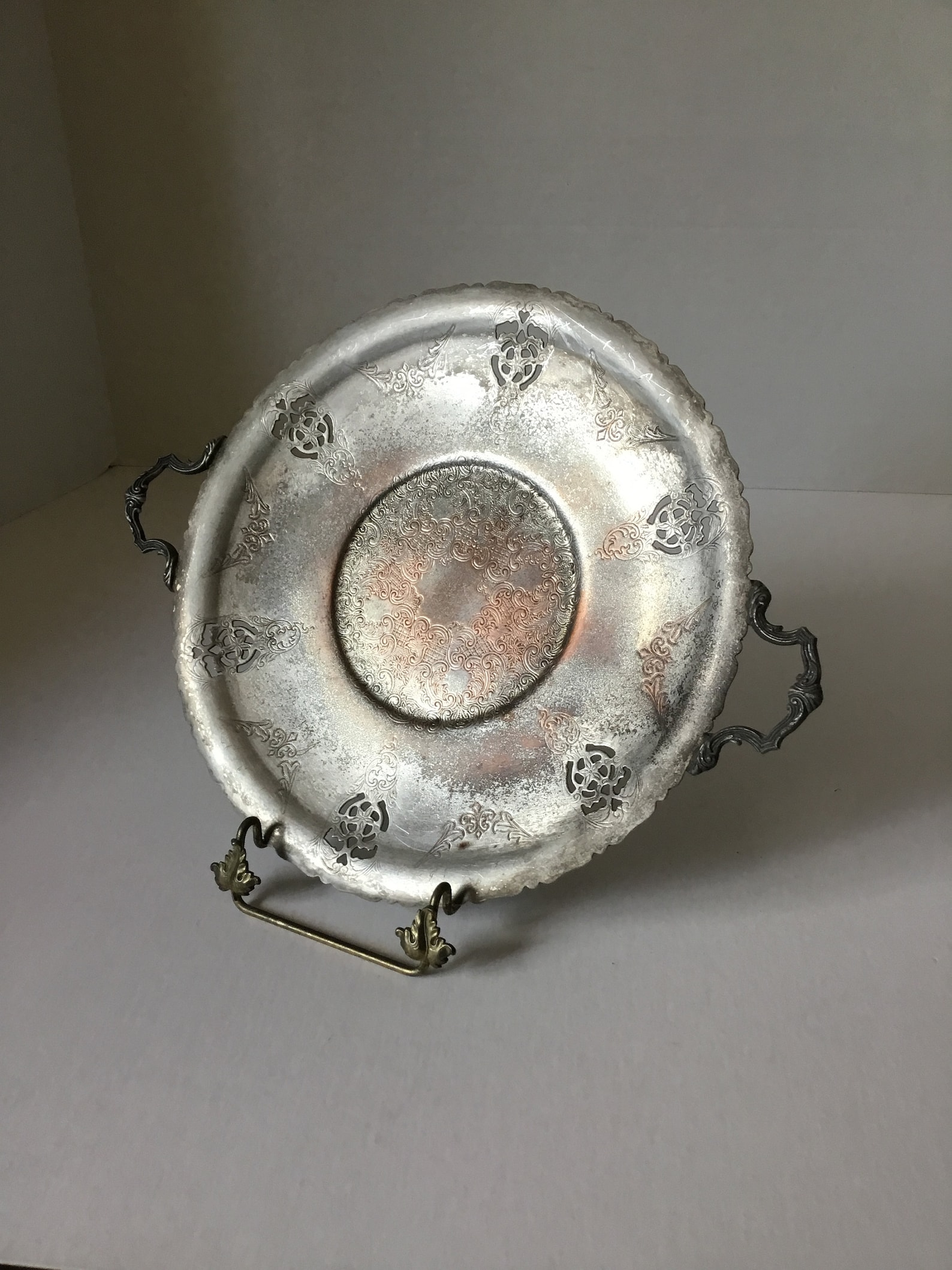 Essay Canada E.P. Copper Tray Silverplated Serving Tray Etsy