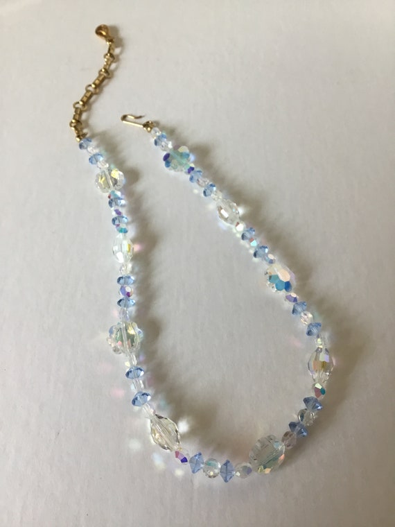 Aurora Borealis Swarovski Crystal Bracelet – Aurora Borealis Swarovski Crystal Floral Bracelet