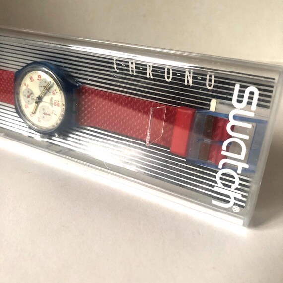 1992 SCN103 JFK Swatch Chronograph, New Never Worn, New  display picture 1