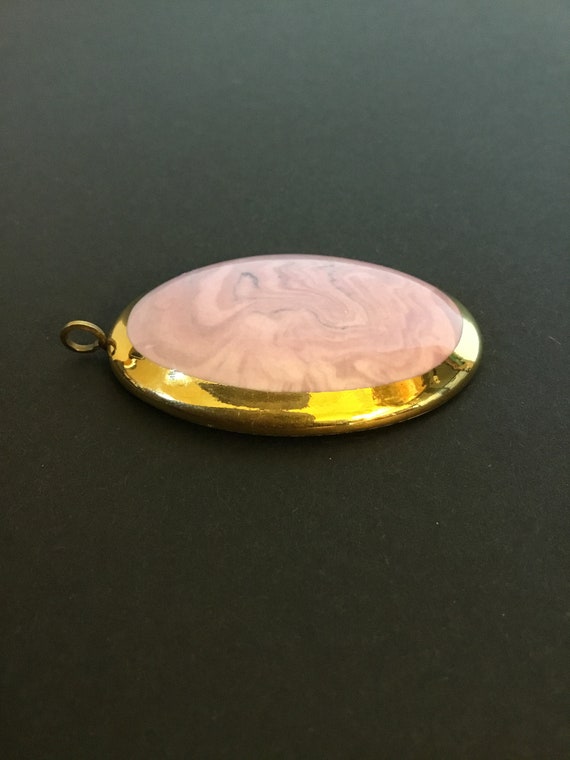 Bouchet Agateware Pendant Original Pottery Channel Island