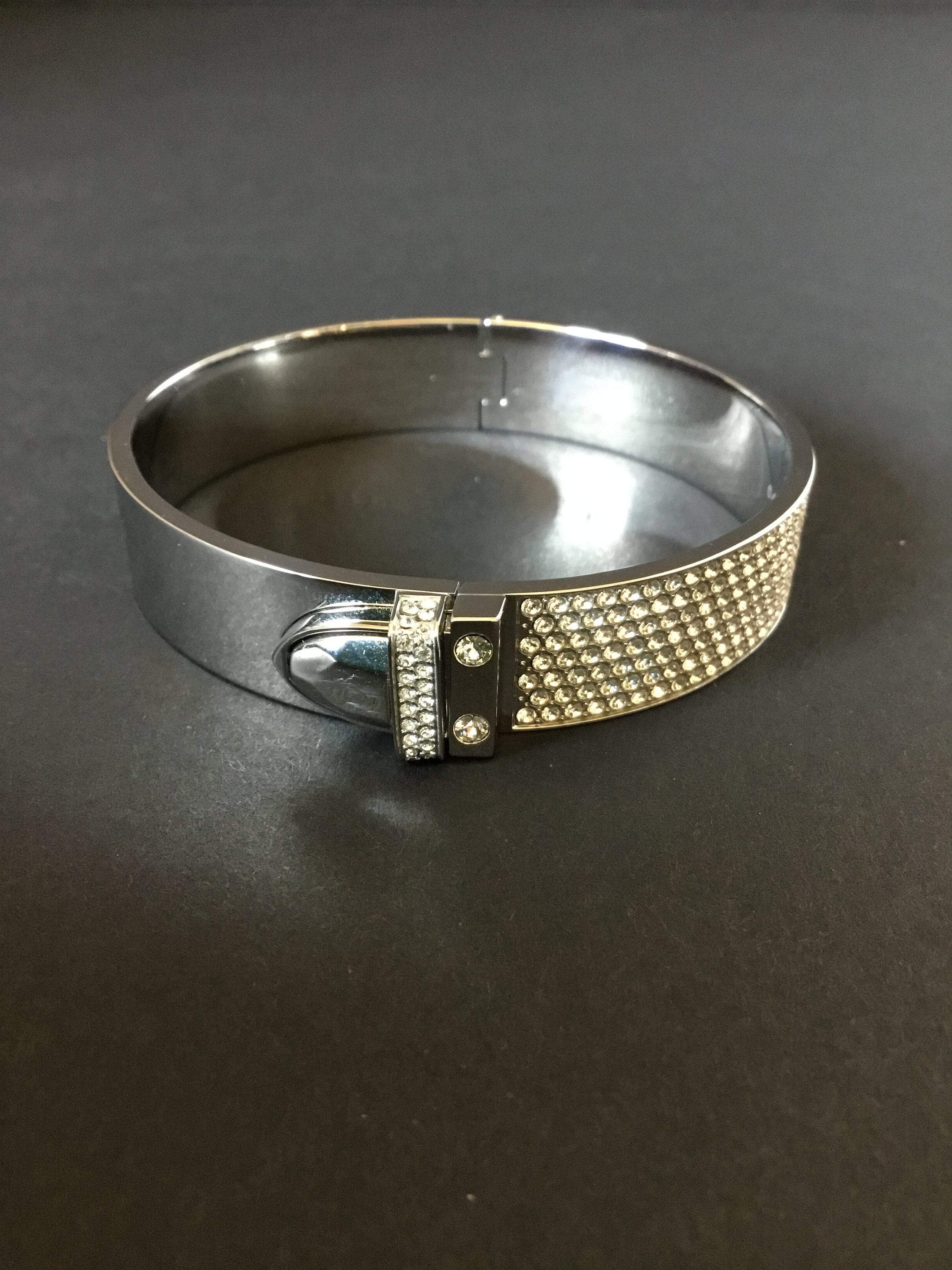Swarovski bangle bracelet silver deals
