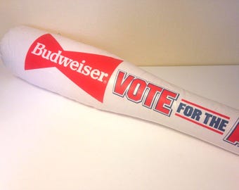 1989 Budweiser All Stars Inflatable Baseball Bat Advertising Display (45")