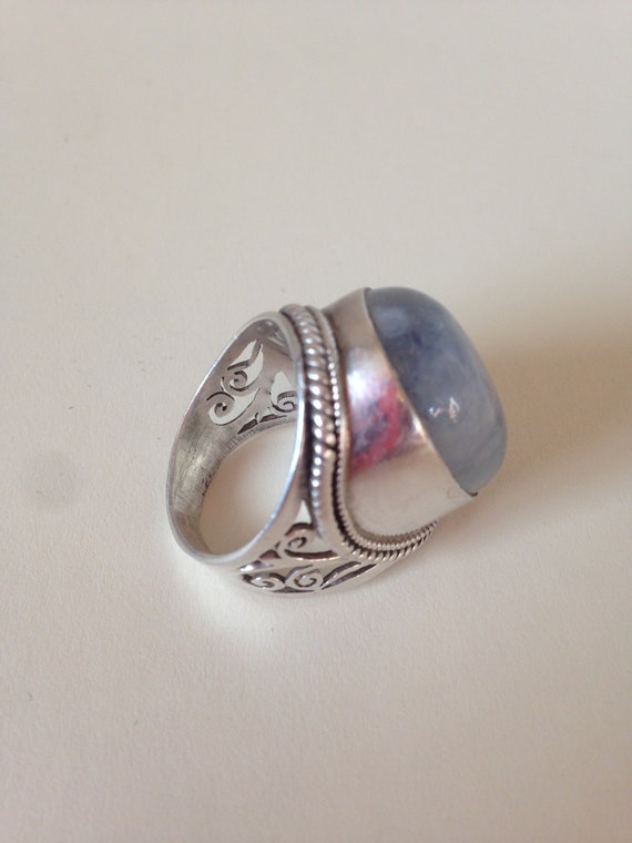 REDUCED-Blue Sheen Labradorite Sterling Silver 92… - image 5