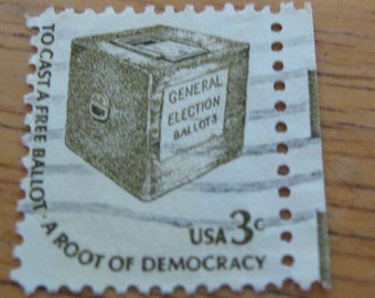 to cast a free ballot a root of democracy 3 cent stamp