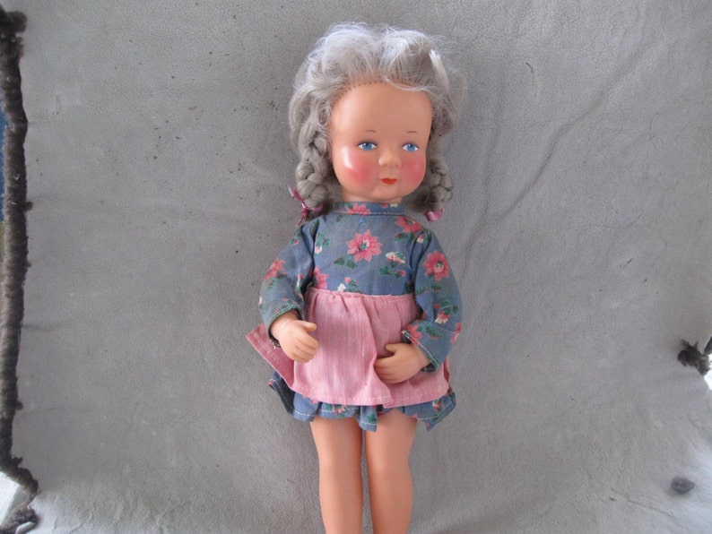 German Girl Doll Vintage Vinyl 1963 W. Goebel 12 Doll image 0
