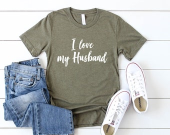 I Love My Smokin Hot Husband Womens Shirt Love Smokin Hot Hubby Shirt I ...