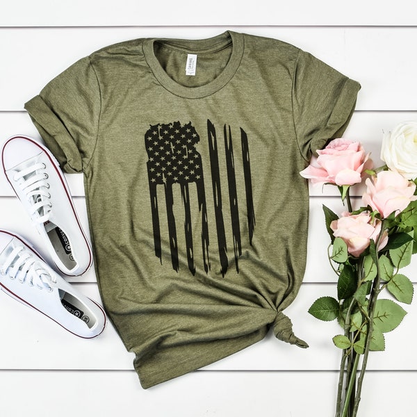American Flag T-shirt - Flag shirt - USA Flag tee