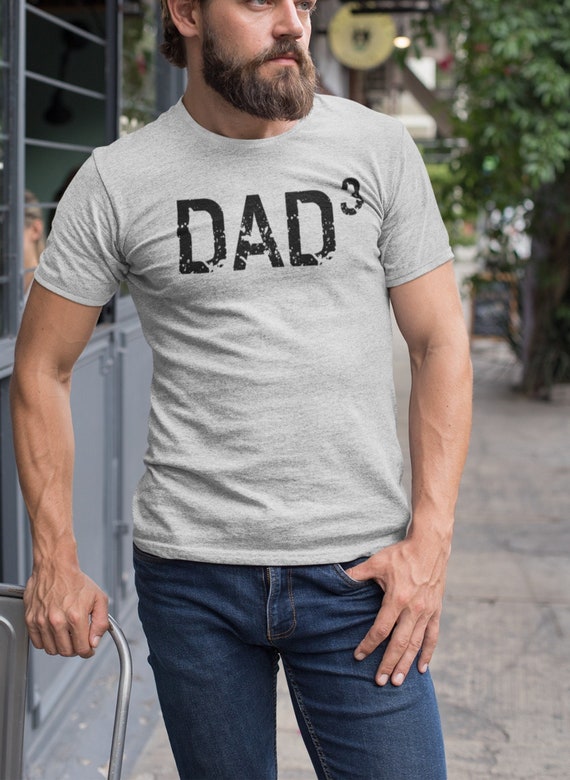 Dad Cubed T-Shirt Dad Of Three T-Shirt Parents' Day Gift Dad Cubed T-Shirt Dad Of Three T-Shirt Parents' Day Gift