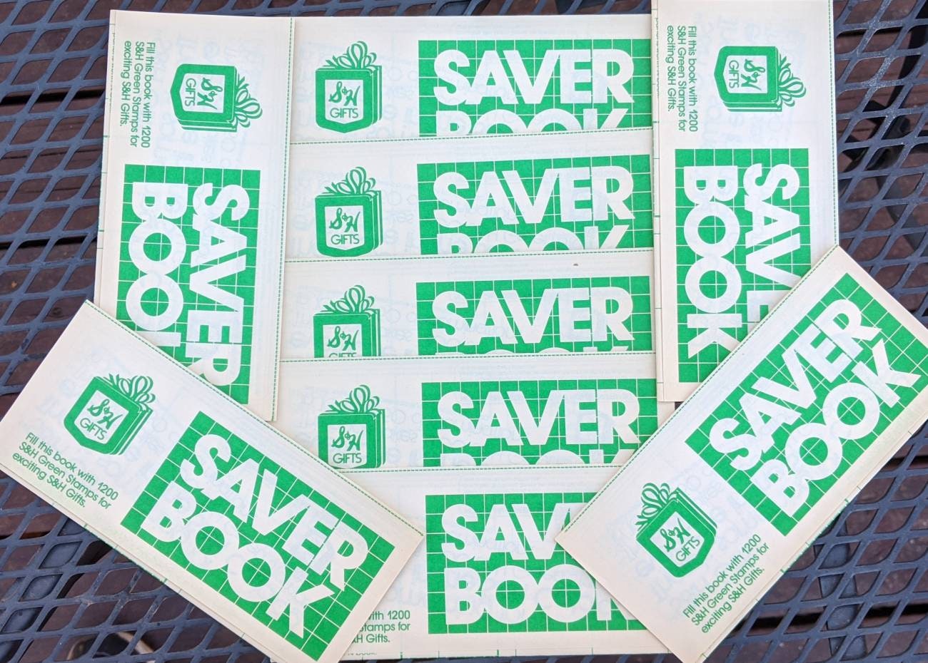 Vintage Saver Stamp Book With Saving Stamps, Unused S&H Booklet