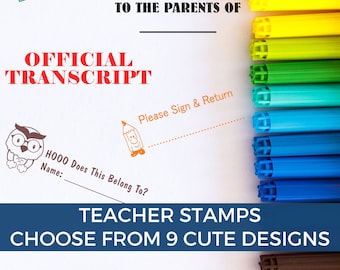 Self Inking Stamps for Teachers | Please Sign & Return Stamp