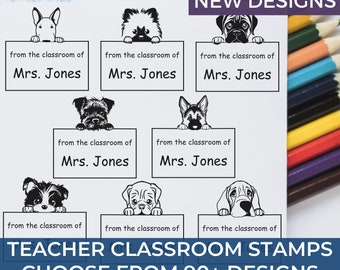 Custom Teacher Gift- From the Classroom Stamps for Teachers