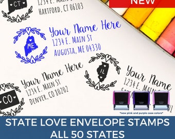 Wedding Address Stamp - Perfect for Custom Gifts- Mail Stamp