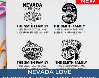 Elegant Nevada Address Stamp: 25+ Design Styles