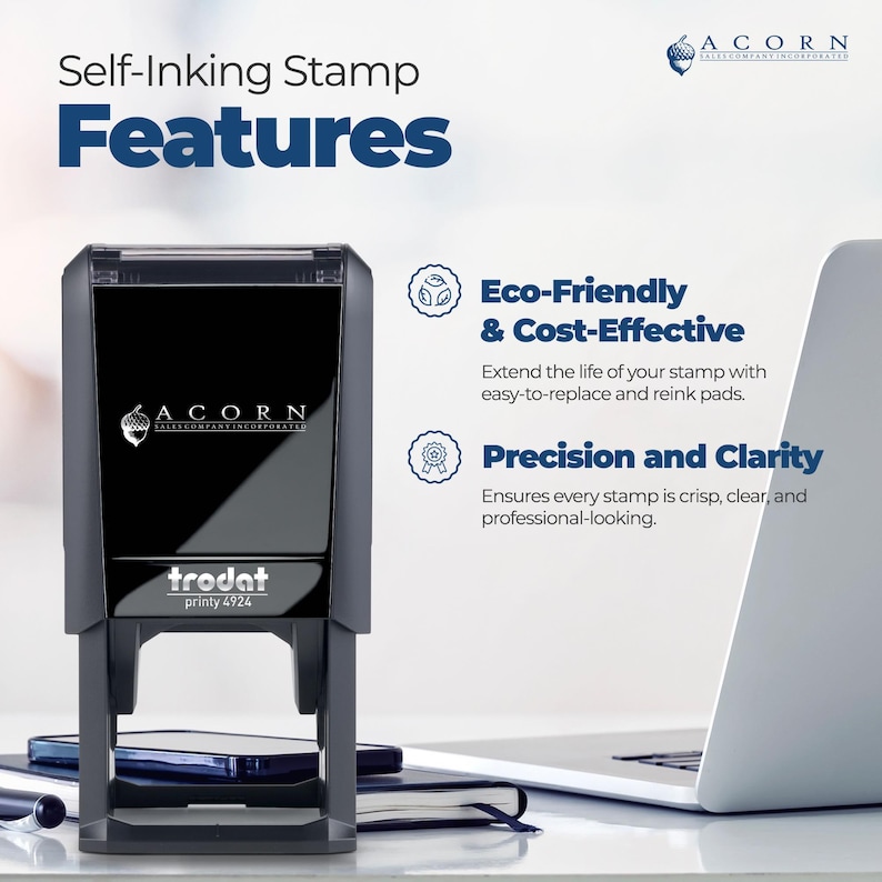 Self-inking thank you stamp for personalized thank you cards, ideal for custom stamps for events. Eco-friendly and cost-effective, ensuring precision and clarity. Perfect for creating unique, custom stamps for any occasion.