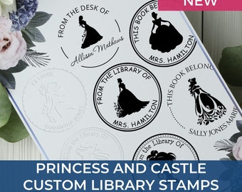 Customized Princess Book Stamper - Personalized Stamp