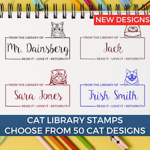 Library Stamp, From the Library Of Stamp, Library Stamp Custom, Customzied Book Stamp, Book Lover, Self Inking Stamp, Custom library Stamp