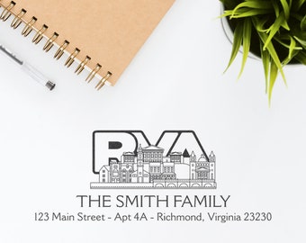 Custom RVA Rectangular Address Stamper | Custom Stamp