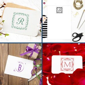 Personalized wedding favor stamp featuring a self-inking monogram stamp design. Ideal for initials embossing stamp needs, this wedding favor stamp adds elegance to invitations and gifts. Perfect for creating unique, personalized wedding favors.