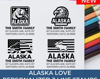 Handmade Alaska Address Stamp: 25+ Design Styles