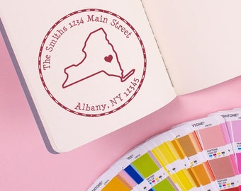 Self Inking Custom Address Stamp | State Love Address Stamp