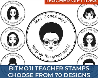 Teacher Encouragement Stamp | Bitmoji Teacher Stamp