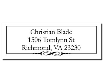 Bertiveny Custom-Address-Stamp Self Inking Personalized Address Stamp