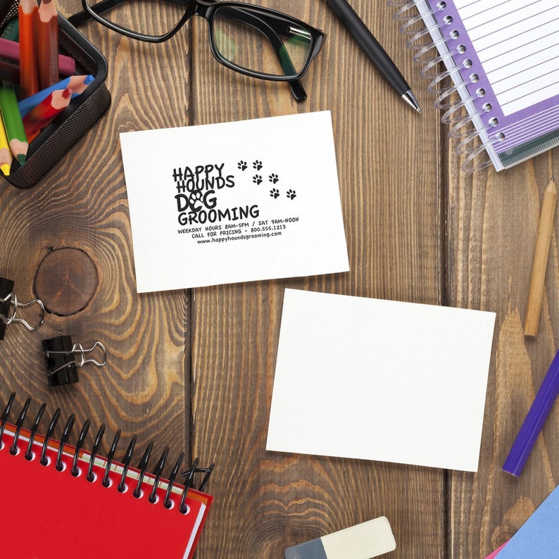 Customizable rubber stamp for businesses featuring a big logo stamp design. Ideal for creating personalized business stamps, this tool enhances branding with ease. Perfect for office use, adding a professional touch to documents and stationery.