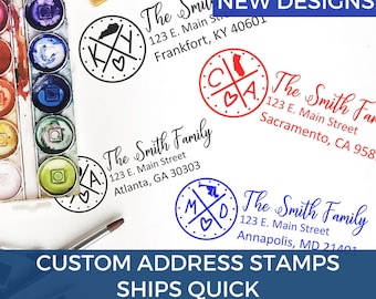 Custom Address Stamp - Stamp for Envelopes - Business Stamp